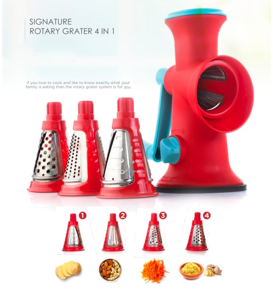Signature Rotary Grater 4-in-1