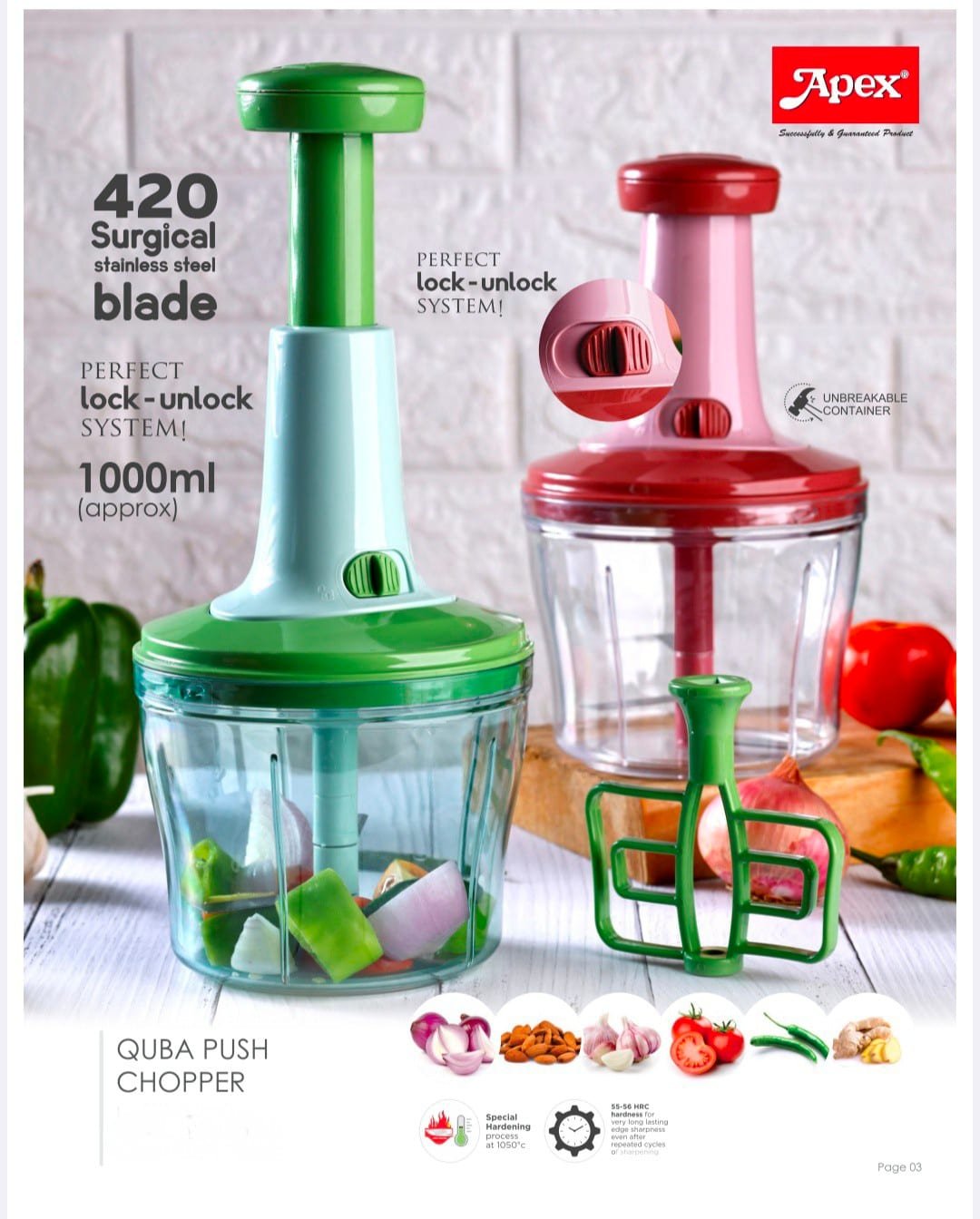 Apex Quba Push Chopper